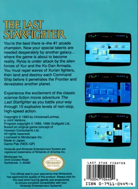 Last Starfighter, The (USA) box cover back